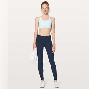 •LULULEMON• Speed Up Tight *Full-On Luxtreme 28" True Navy Side Pockets